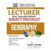 LECTURER, ASSISTANT / ASSOCIATE PROFESSOR, SUBJECT SPECIALIST GEOGRAPHY GUIDE