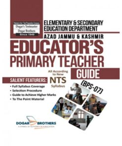 EDUCATOR'S PRIMARY TEACHER GUIDE - AJK