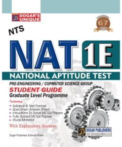 NTS (NATIONAL TESTING SERVICE) NAT 1E (NATIONAL APTITUDE TEST) PRE ENGINEERING / COMPUTER SCIENCE GRADUATE LEVEL PROGRAME