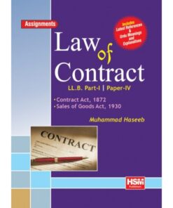 ASSIGNMENTS ON LAW OF CONTRACT (PART – I PAPER – IV)