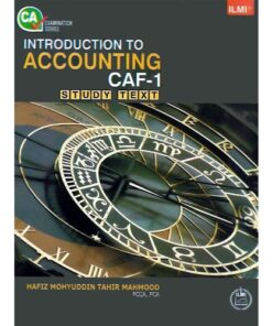 CAF-1 INTRODUCTION TO ACCOUNTING (STUDY TEXT)