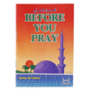 BEFORE YOU PRAY