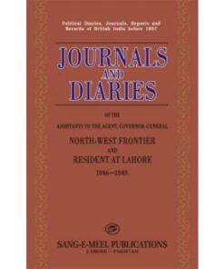 JOURNALS AND DIARIES :ASSIS.TO AGENT, GOV.NWFP